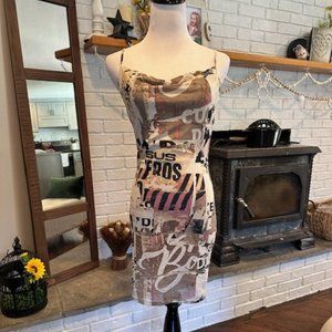NWOT Forever 21 Graphic Stretch Dress | Size S